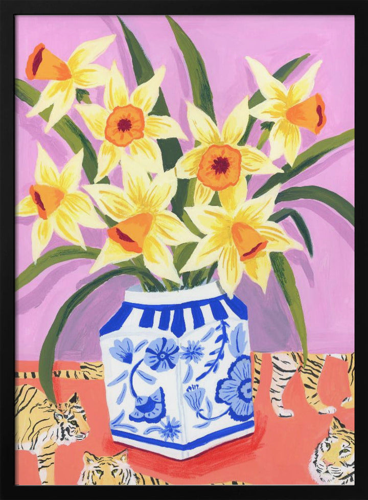 Daffodils - Stretched Canvas, Poster or Fine Art Print I Heart Wall Art