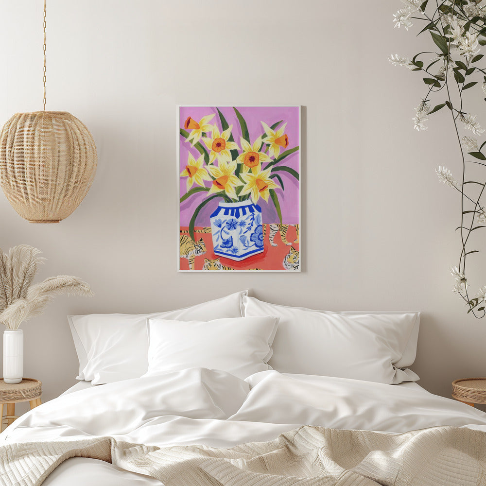 Daffodils - Stretched Canvas, Poster or Fine Art Print I Heart Wall Art