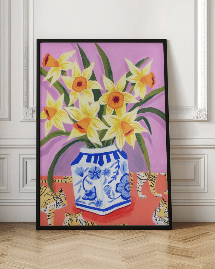 Daffodils - Stretched Canvas, Poster or Fine Art Print I Heart Wall Art