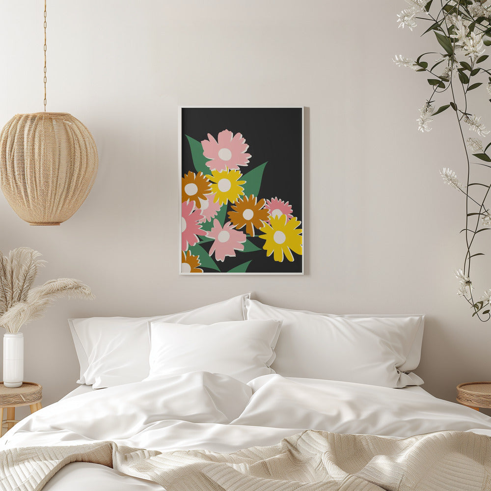 Daisy Delight - Stretched Canvas, Poster or Fine Art Print I Heart Wall Art