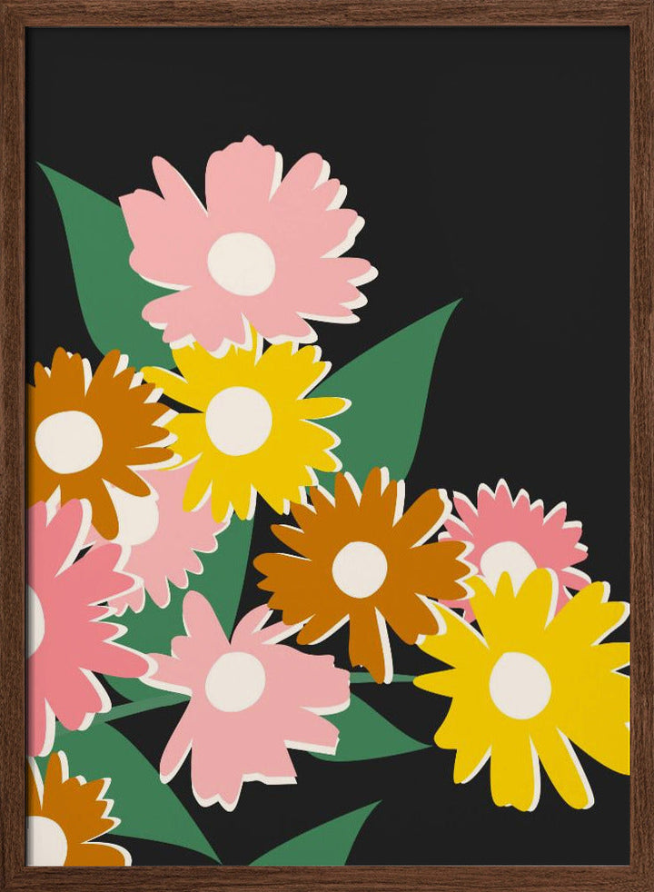 Daisy Delight - Stretched Canvas, Poster or Fine Art Print I Heart Wall Art