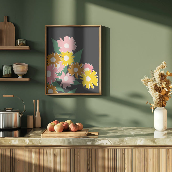 Daisy Delight - Stretched Canvas, Poster or Fine Art Print I Heart Wall Art
