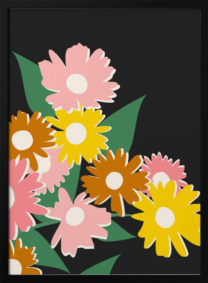 Daisy Delight - Stretched Canvas, Poster or Fine Art Print I Heart Wall Art
