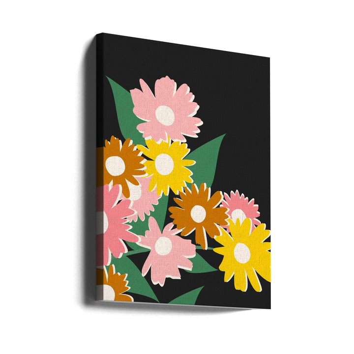 Daisy Delight - Stretched Canvas, Poster or Fine Art Print I Heart Wall Art