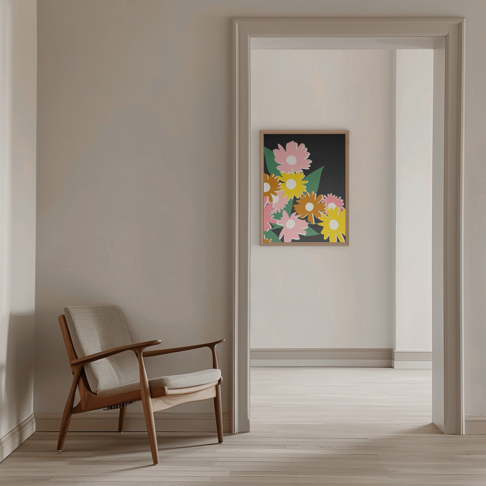 Daisy Delight - Stretched Canvas, Poster or Fine Art Print I Heart Wall Art