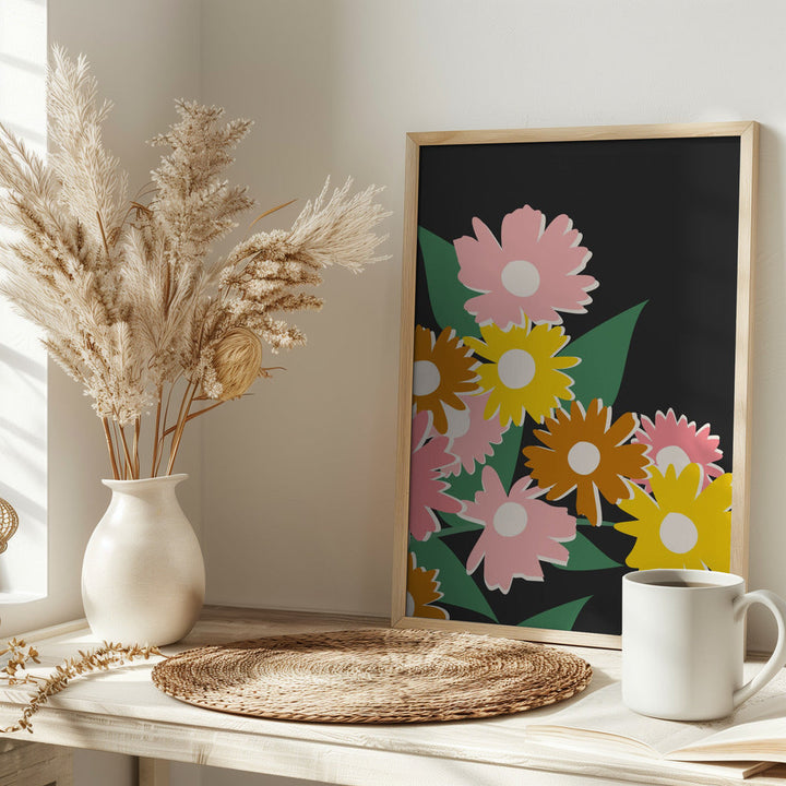 Daisy Delight - Stretched Canvas, Poster or Fine Art Print I Heart Wall Art