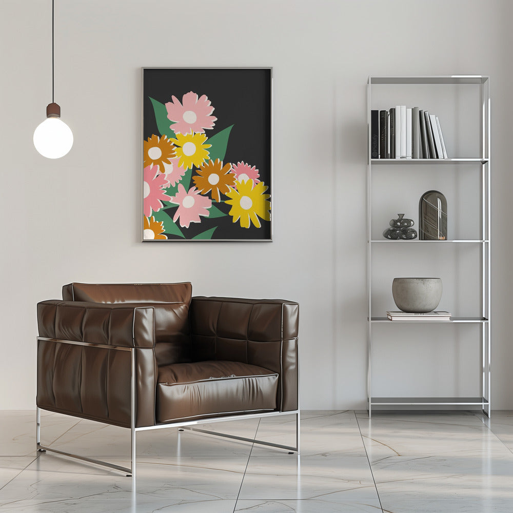 Daisy Delight - Stretched Canvas, Poster or Fine Art Print I Heart Wall Art