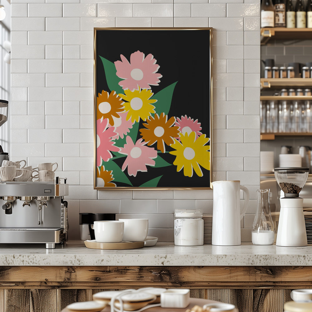 Daisy Delight - Stretched Canvas, Poster or Fine Art Print I Heart Wall Art