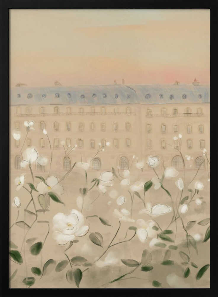 Dans Le Jardin - Stretched Canvas Poster or Fine Art Print