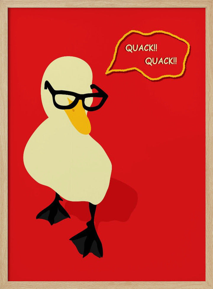 Dapper Duck - Stretched Canvas, Poster or Fine Art Print I Heart Wall Art