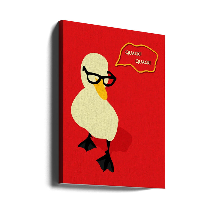 Dapper Duck - Stretched Canvas, Poster or Fine Art Print I Heart Wall Art