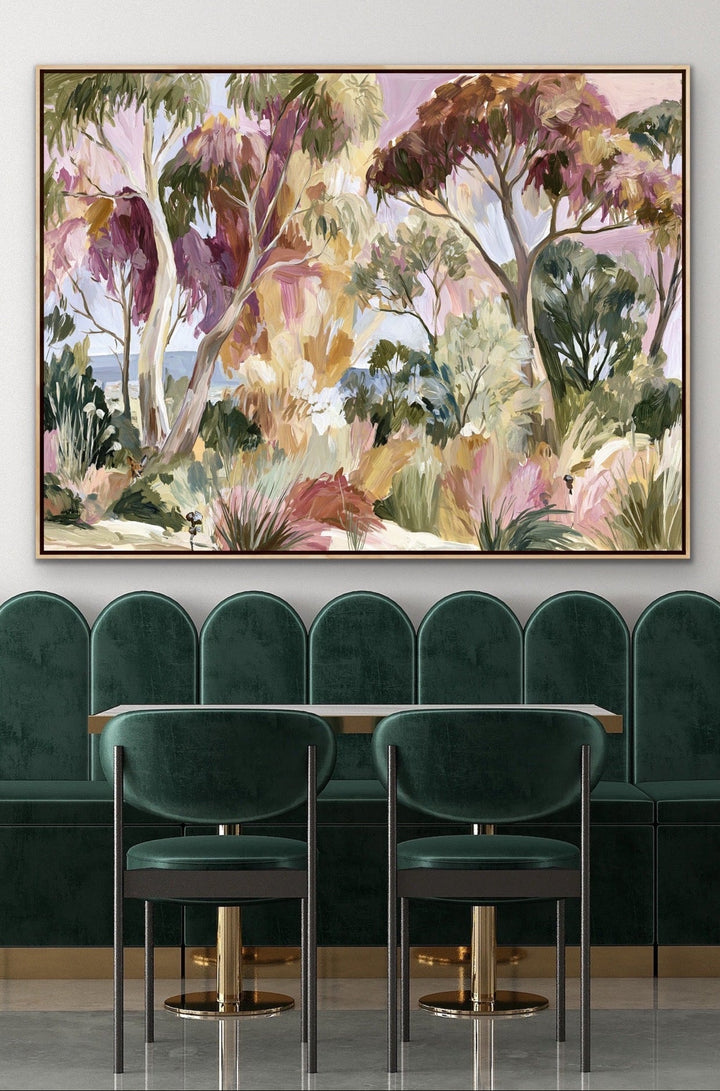 Dappled Lights In The Bush Garden By IHeartStudio - Australian Eucalyptus Nature Canvas Art Print