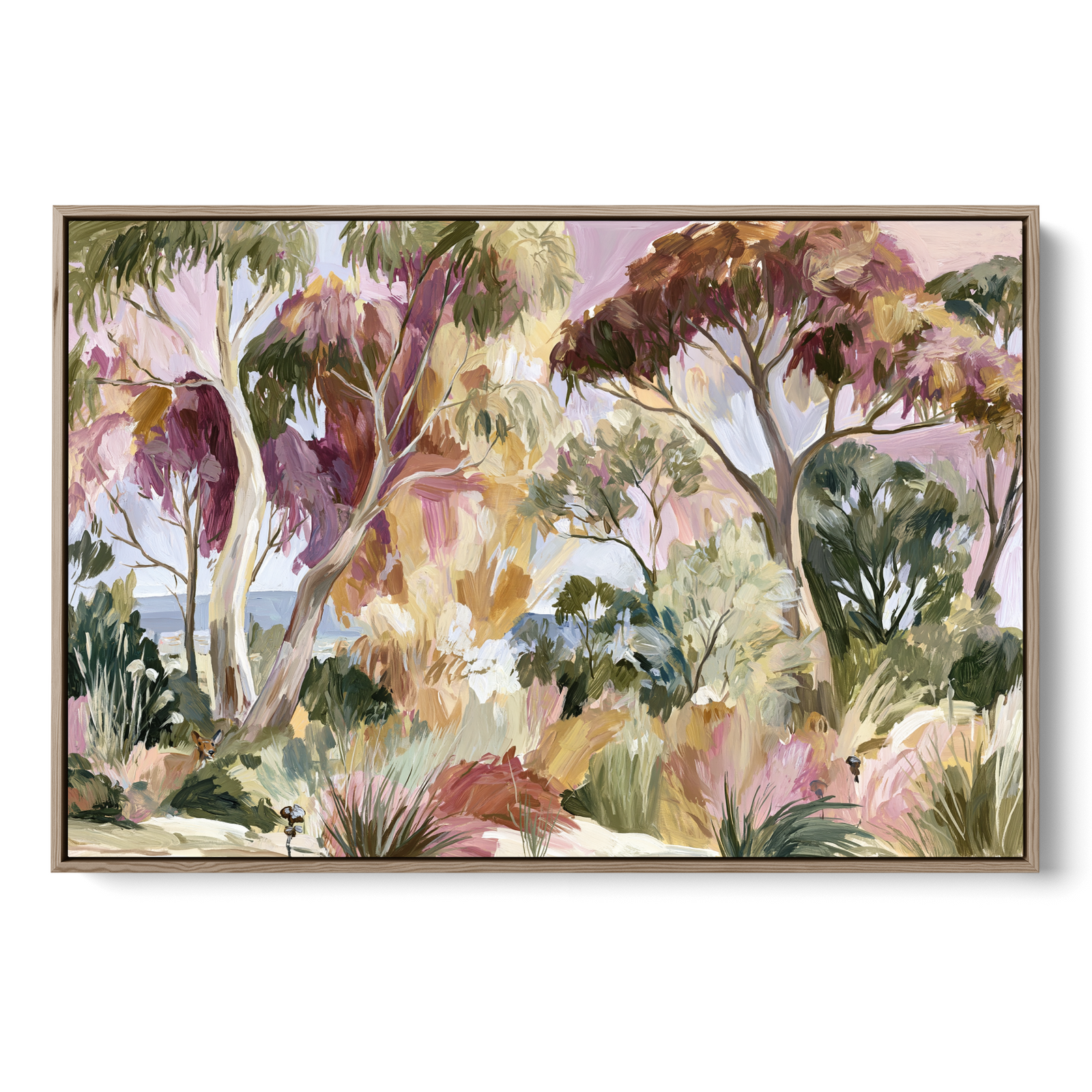Dappled Lights In The Bush Garden By IHeartStudio - Australian Eucalyptus Nature Canvas Art Print