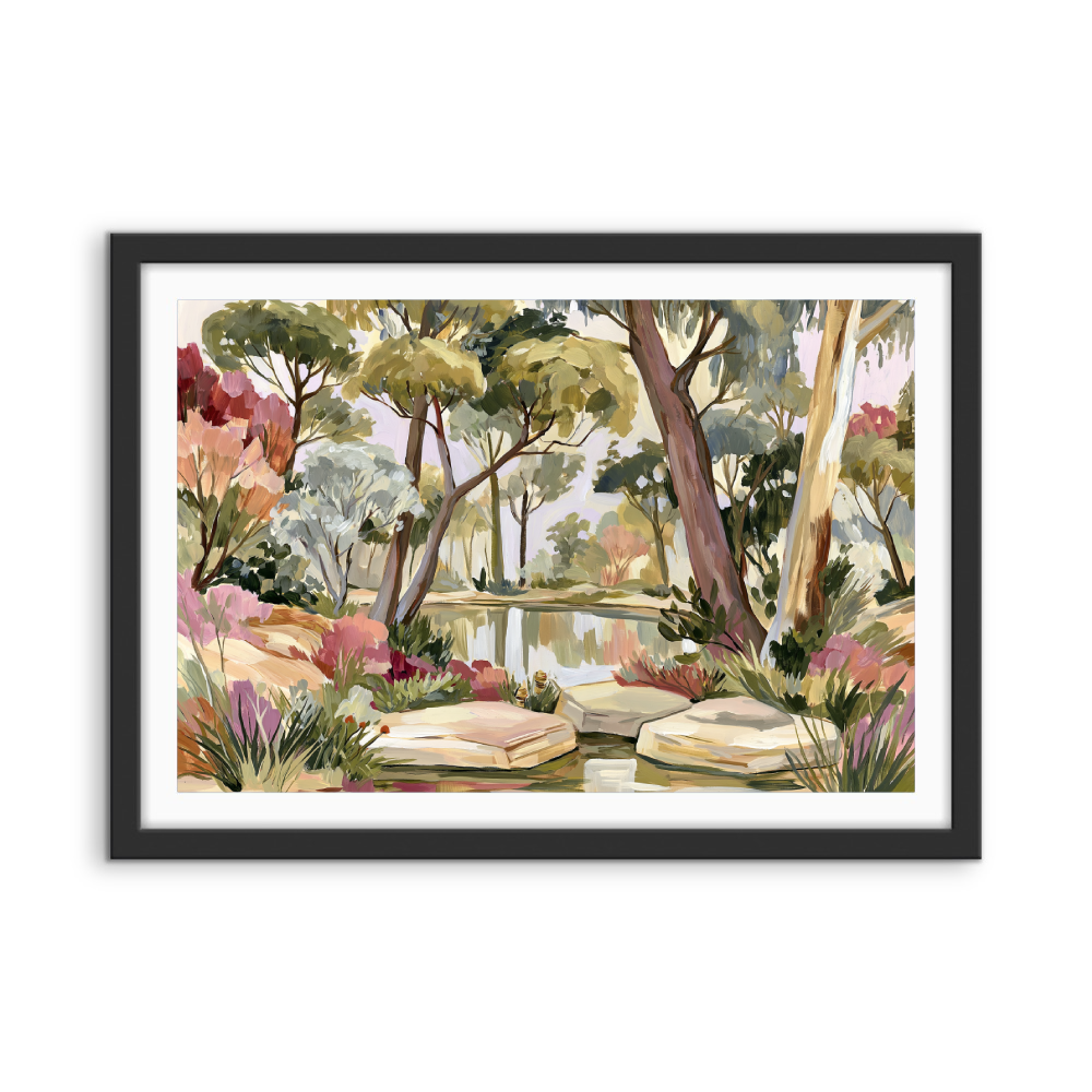 Dappled Lights In The Bush Garden By IHeartStudio - Australian Eucalyptus Nature Canvas Art Print
