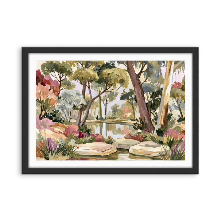 Dappled Lights In The Bush Garden By IHeartStudio - Australian Eucalyptus Nature Canvas Art Print