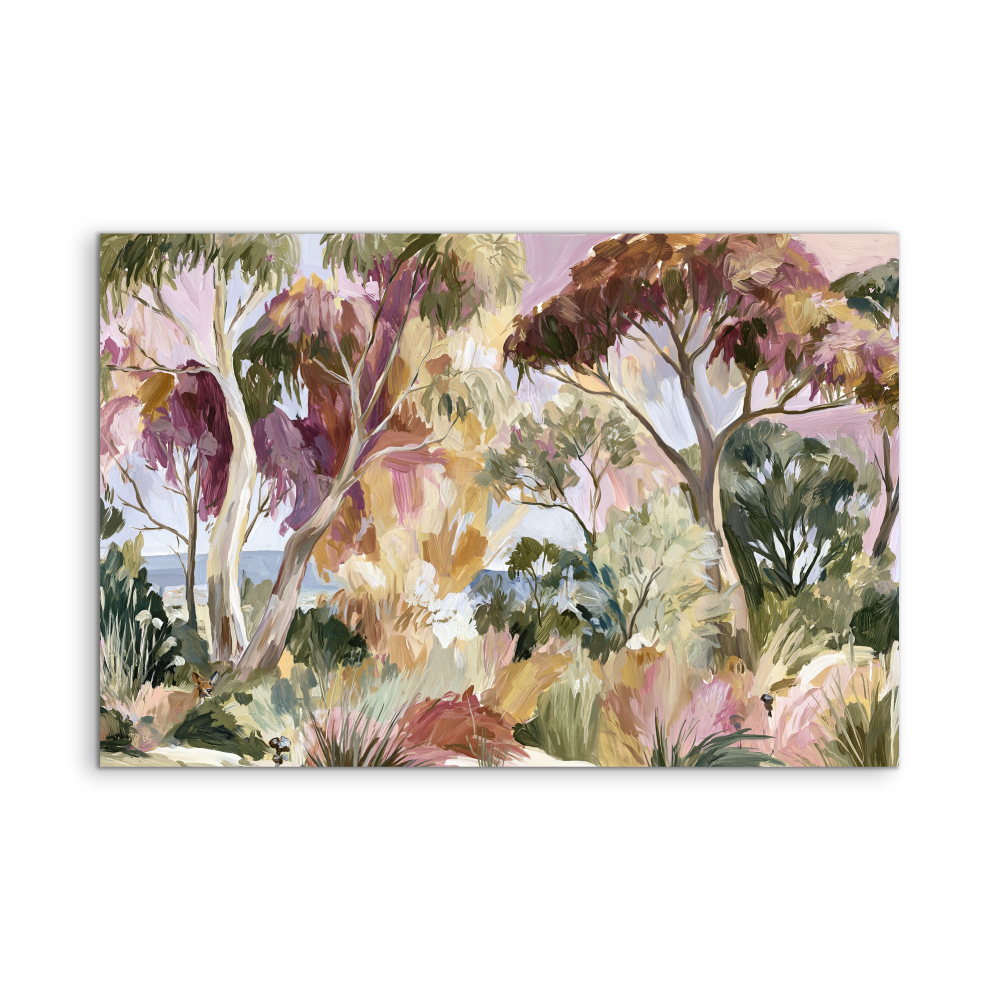 Dappled Lights In The Bush Garden By IHeartStudio - Australian Eucalyptus Nature Canvas Art Print