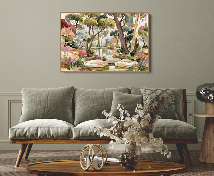 Dappled Lights In The Bush Garden By IHeartStudio - Australian Eucalyptus Nature Canvas Art Print