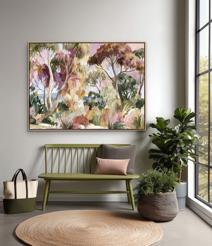 Dappled Lights In The Bush Garden By IHeartStudio - Australian Eucalyptus Nature Canvas Art Print