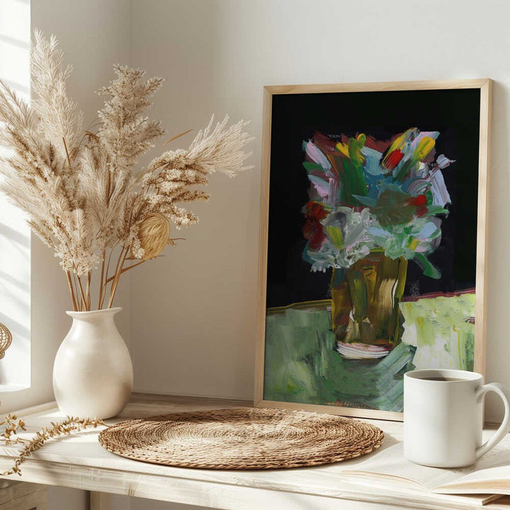 Dark Garden&amp;039;s Delight - Stretched Canvas, Poster or Fine Art Print - I Heart Wall Art - Poster Print, Canvas Print or Framed Art Print