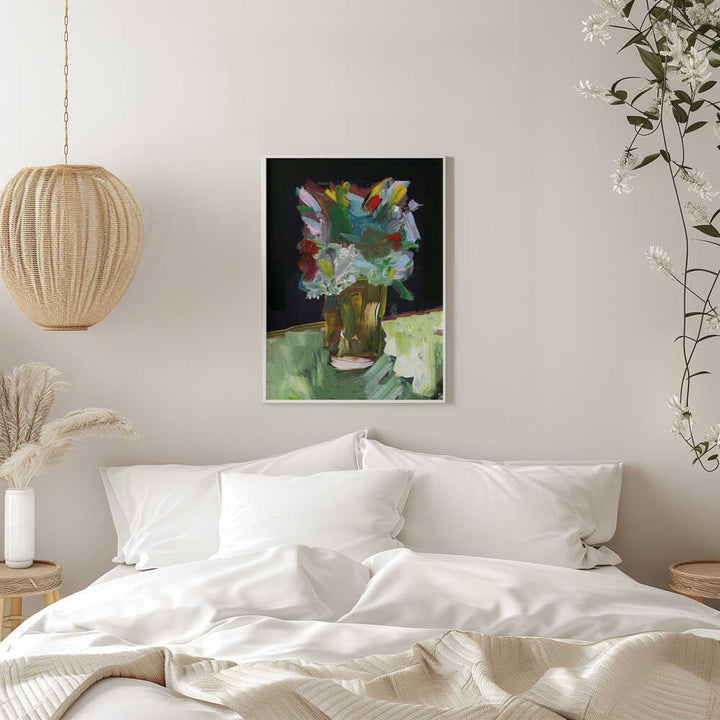 Dark Garden&amp;039;s Delight - Stretched Canvas, Poster or Fine Art Print - I Heart Wall Art - Poster Print, Canvas Print or Framed Art Print
