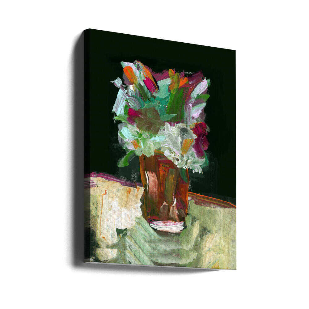 Dark Garden&amp;039;s Delight - Stretched Canvas, Poster or Fine Art Print - I Heart Wall Art - Poster Print, Canvas Print or Framed Art Print