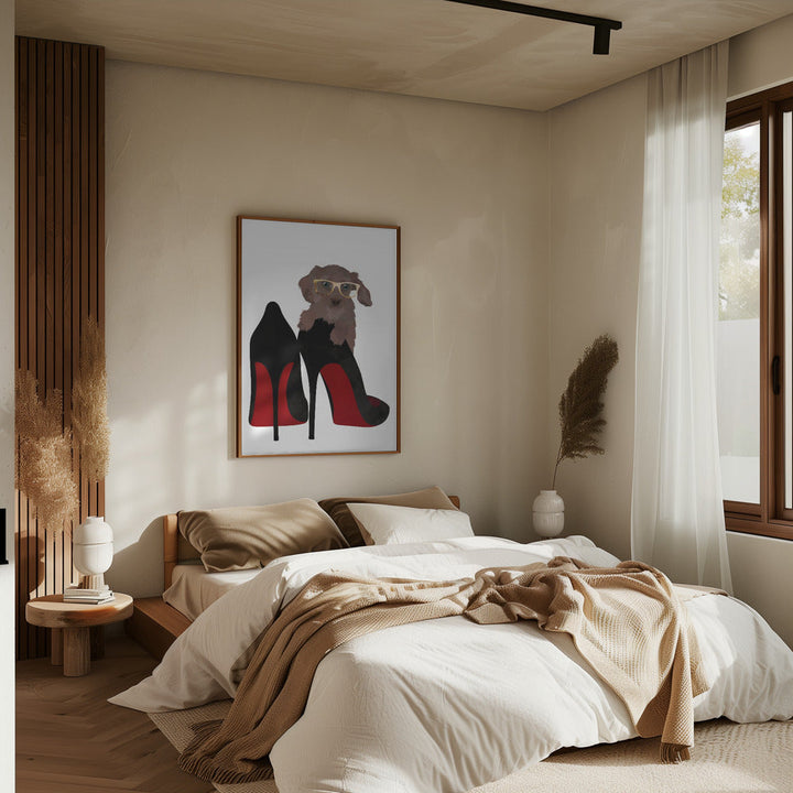 Daschand Shoe - Stretched Canvas, Poster or Fine Art Print I Heart Wall Art