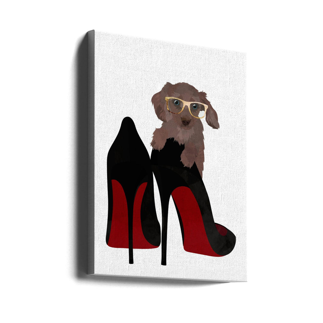 Daschand Shoe - Stretched Canvas, Poster or Fine Art Print I Heart Wall Art