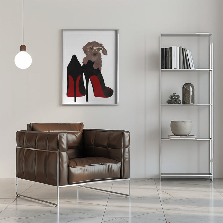 Daschand Shoe - Stretched Canvas, Poster or Fine Art Print I Heart Wall Art