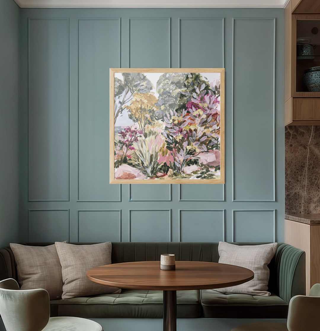 Dawn Breaks II by IHeartStudio - Square Australian Eucalyptus Bush Garden Nature Canvas Art Print (Copy)