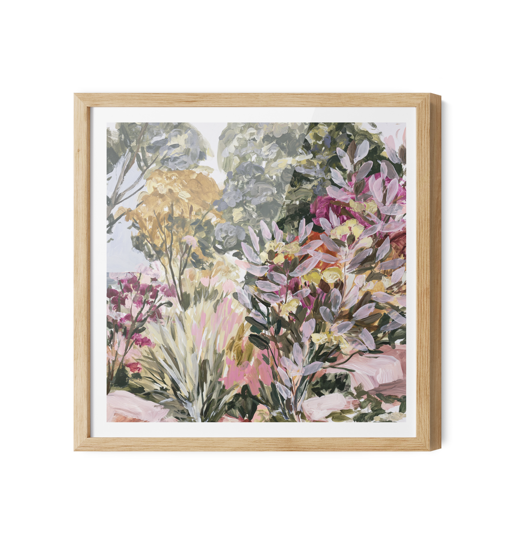 Dawn Breaks II by IHeartStudio - Square Australian Eucalyptus Bush Garden Nature Canvas Art Print (Copy)