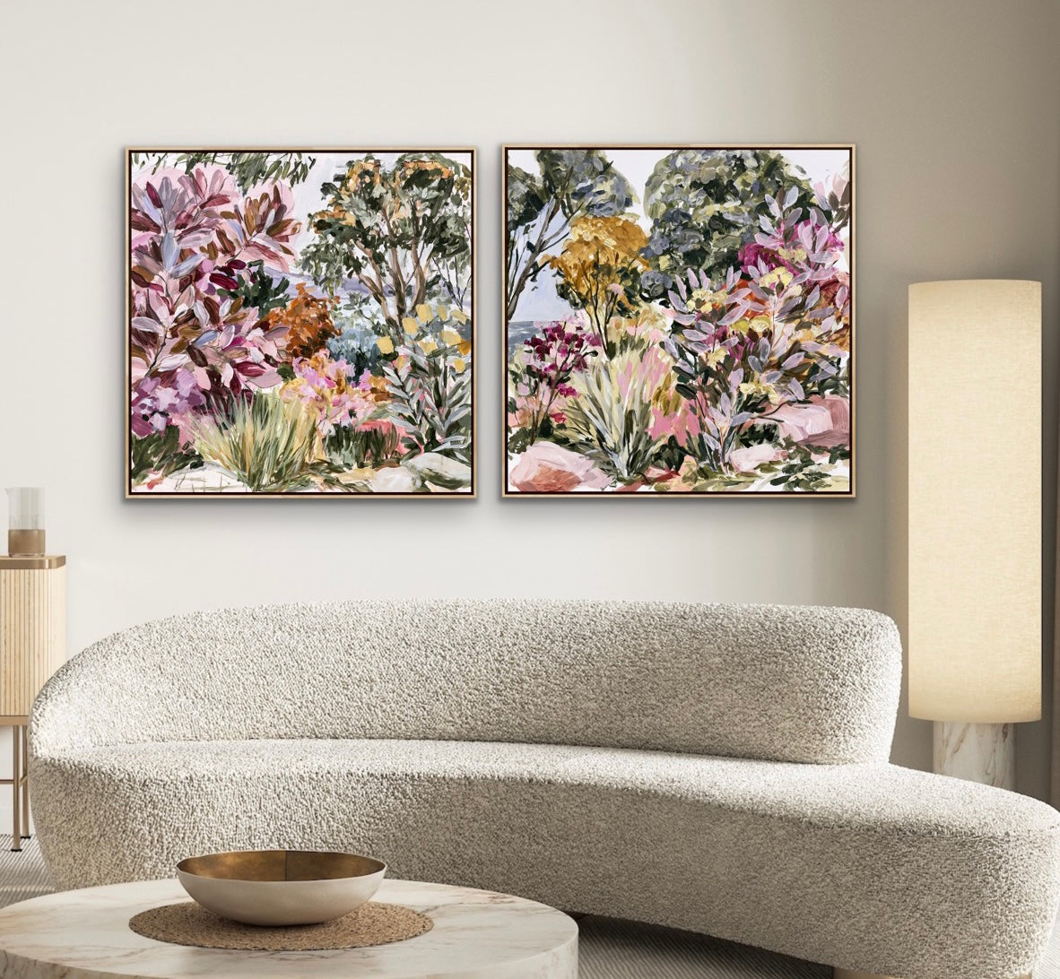 Dawn Breaks II by IHeartStudio - Square Australian Eucalyptus Bush Garden Nature Canvas Art Print (Copy)