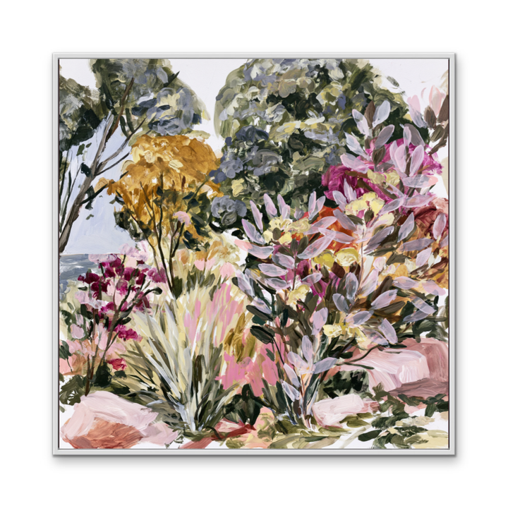 Dawn Breaks II by IHeartStudio - Square Australian Eucalyptus Bush Garden Nature Canvas Art Print (Copy)
