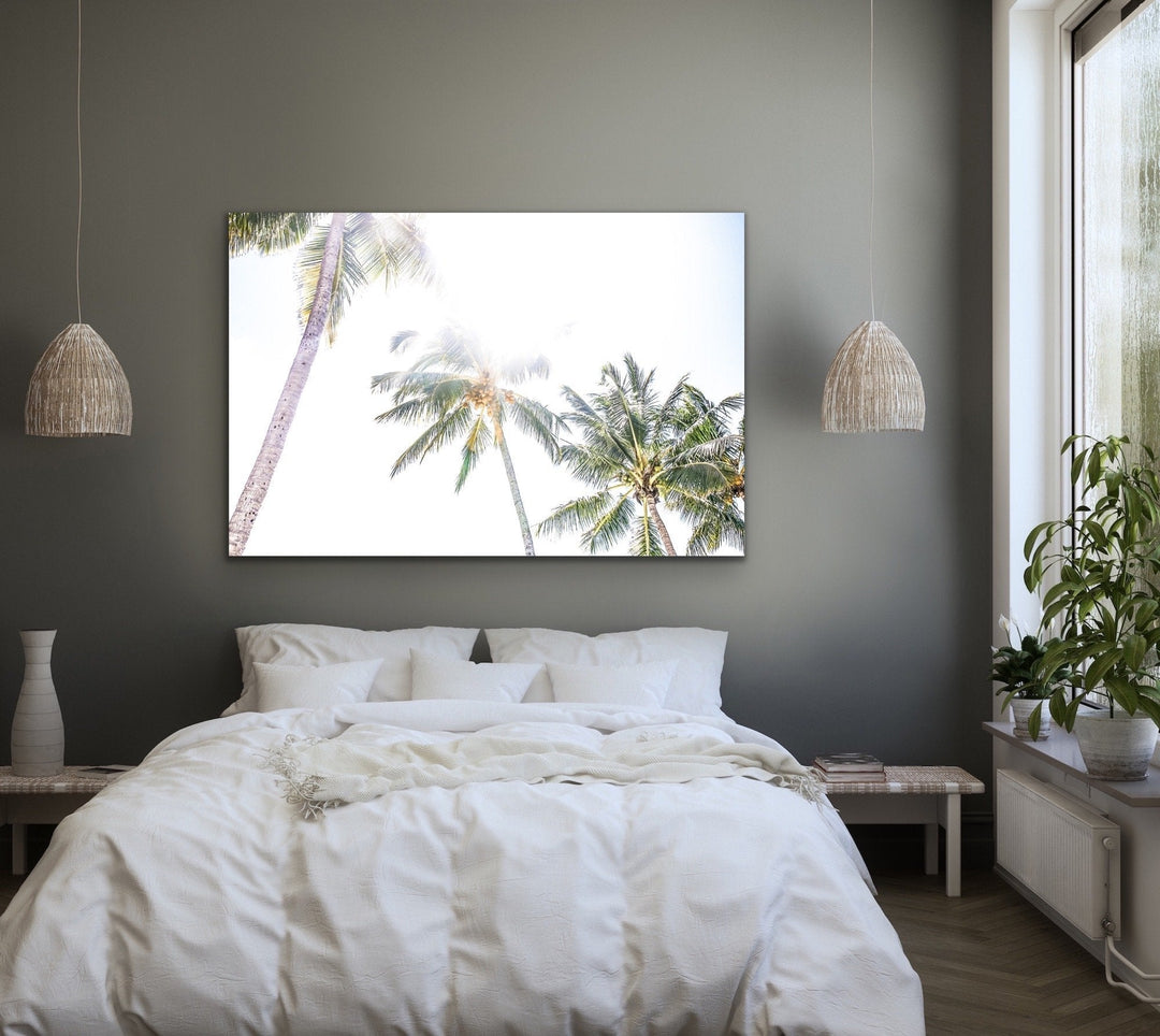 Daydream Island - Boho Palm Tropical Wall Art or Canvas Print - I Heart Wall Art