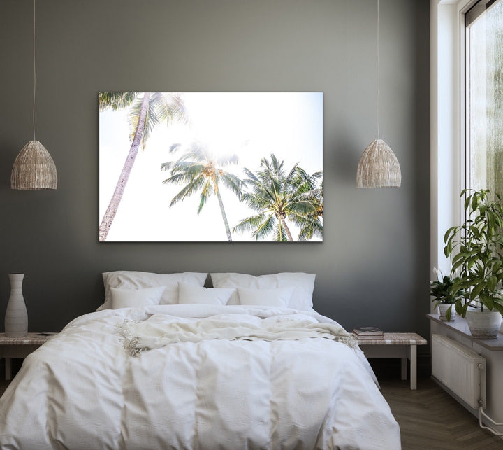 Daydream Island - Boho Palm Tropical Wall Art or Canvas Print - I Heart Wall Art