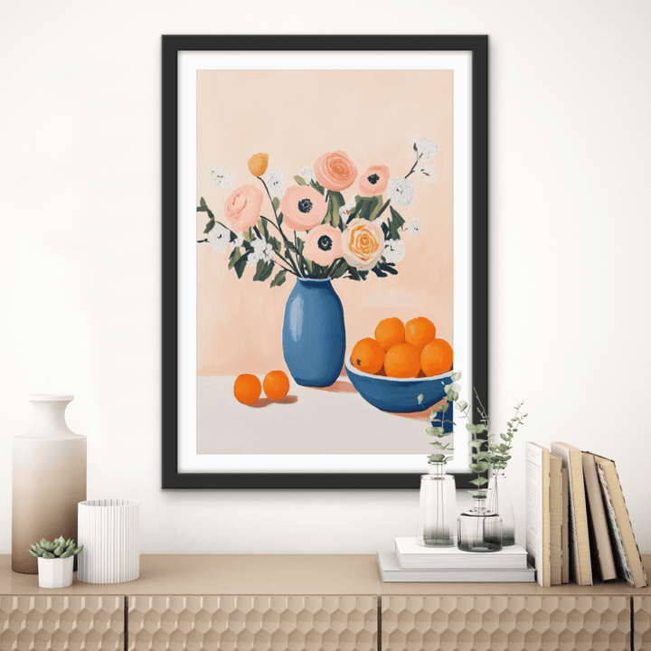 Decadence 1 - Fruit &amp; Floral Still Life Stretched Canvas or Wall Art Print - I Heart Wall Art - Poster Print, Canvas Print or Framed Art Print