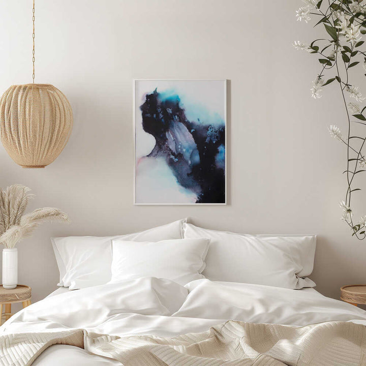 Deep Blue Nebula - Stretched Canvas, Poster or Fine Art Print - I Heart Wall Art - Poster Print, Canvas Print or Framed Art Print