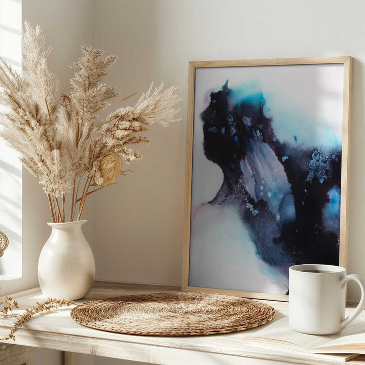 Deep Blue Nebula - Stretched Canvas, Poster or Fine Art Print - I Heart Wall Art - Poster Print, Canvas Print or Framed Art Print