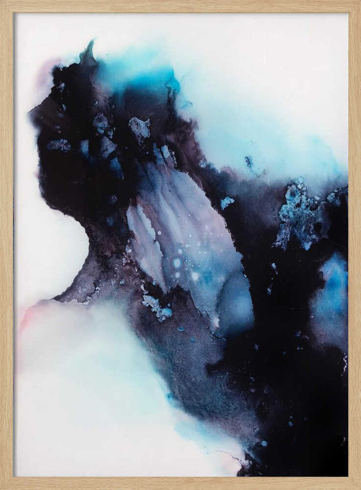 Deep Blue Nebula - Stretched Canvas, Poster or Fine Art Print - I Heart Wall Art - Poster Print, Canvas Print or Framed Art Print