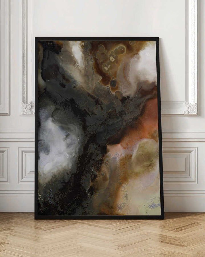 Deep Earth Swirl - Stretched Canvas, Poster or Fine Art Print - I Heart Wall Art - Poster Print, Canvas Print or Framed Art Print