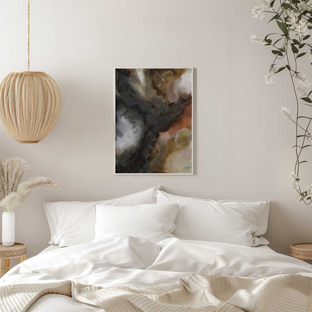Deep Earth Swirl - Stretched Canvas, Poster or Fine Art Print - I Heart Wall Art - Poster Print, Canvas Print or Framed Art Print