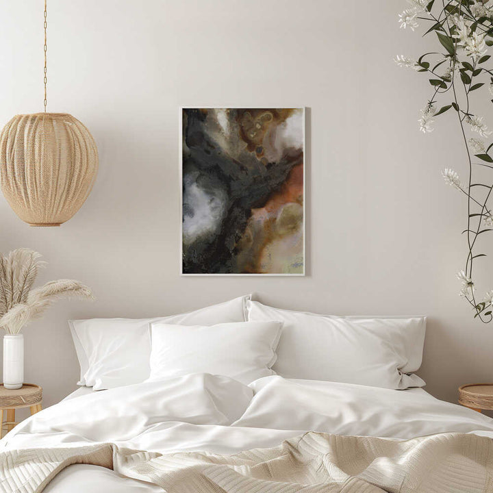 Deep Earth Swirl - Stretched Canvas, Poster or Fine Art Print - I Heart Wall Art - Poster Print, Canvas Print or Framed Art Print
