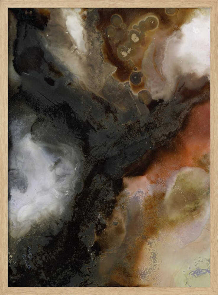 Deep Earth Swirl - Stretched Canvas, Poster or Fine Art Print - I Heart Wall Art - Poster Print, Canvas Print or Framed Art Print