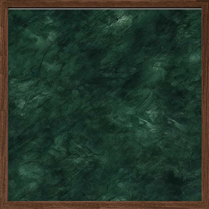 Deep Green Marble - Square Stretched Canvas, Poster or Fine Art Print - I Heart Wall Art - Poster Print, Canvas Print or Framed Art Print