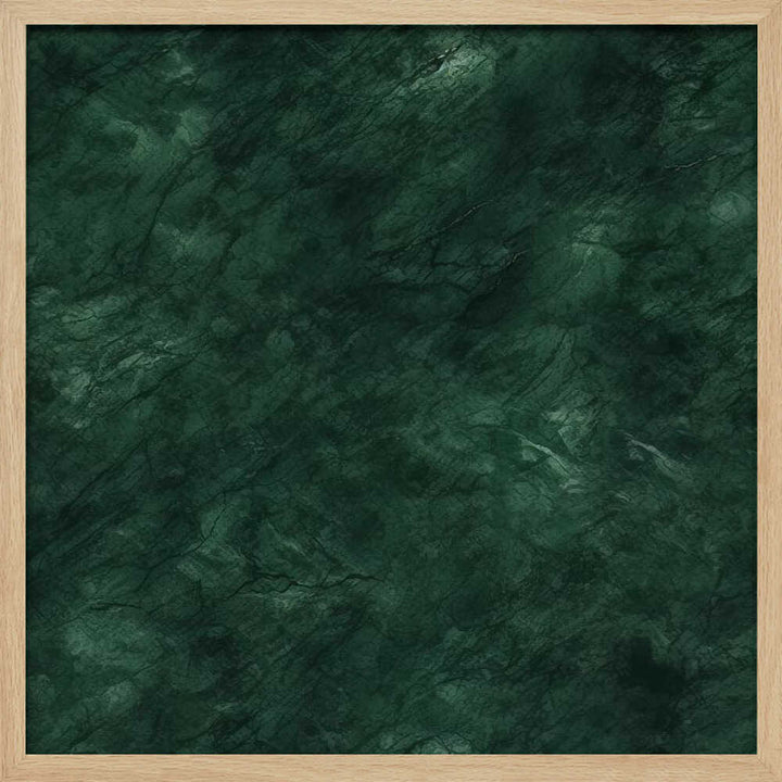 Deep Green Marble - Square Stretched Canvas, Poster or Fine Art Print - I Heart Wall Art - Poster Print, Canvas Print or Framed Art Print