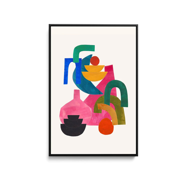Delightful Day by Ejaaz Haniff - Stretched Canvas Print or Framed Fine Art Print - Artwork I Heart Wall Art Australia 