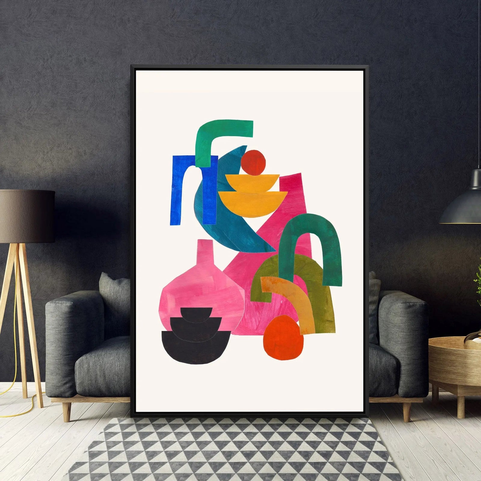 Delightful Day by Ejaaz Haniff - Stretched Canvas Print or Framed Fine Art Print - Artwork I Heart Wall Art Australia 