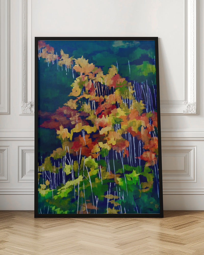 Descending the Hillside - Stretched Canvas, Poster or Fine Art Print I Heart Wall Art