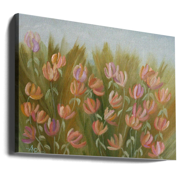 Desert Flowers - Stretched Canvas, Poster or Fine Art Print I Heart Wall Art