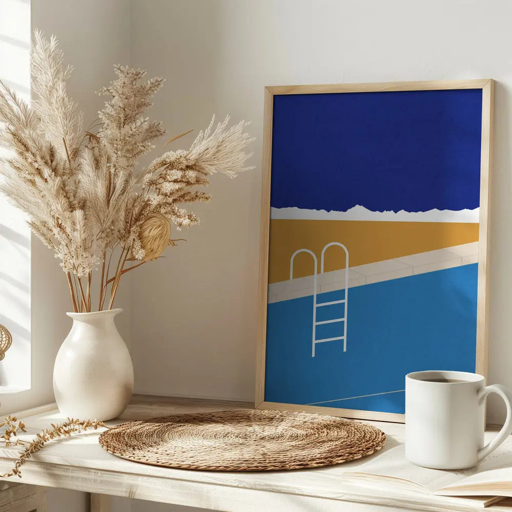 Desert Pool - Stretched Canvas, Poster or Fine Art Print I Heart Wall Art