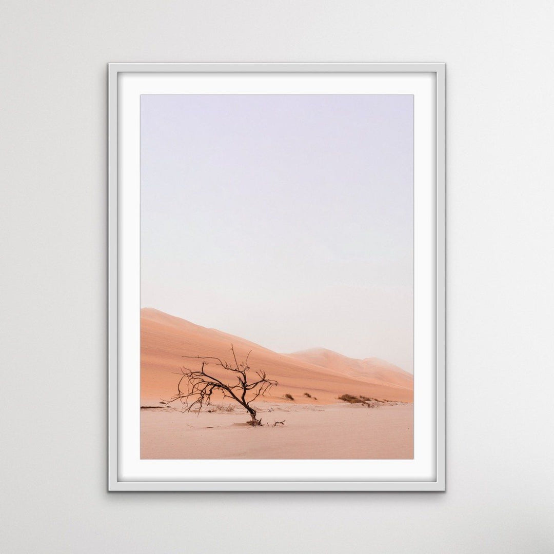 Desert Tree-  Boho Pastel Photographic Desert Landscape Print - I Heart Wall Art